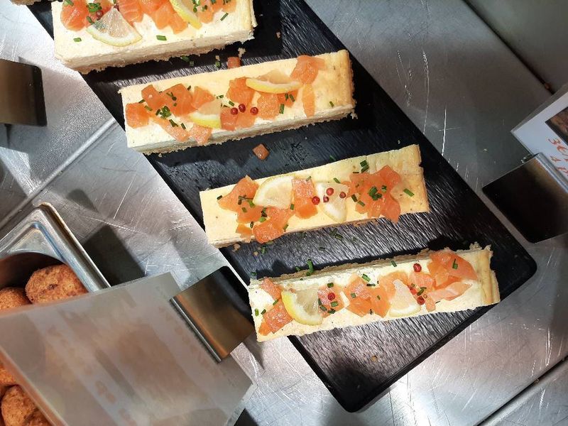 vente Cheesecake au saumon fumé poissonnerie-traiteur Marée bleue Yvrac, Sainte-Eulalie et Mérignac