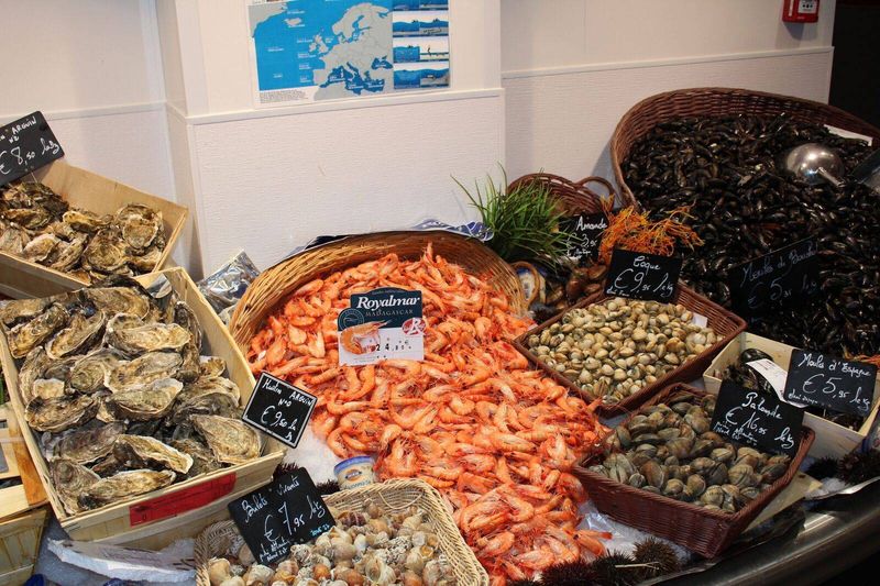 vente de crevettes le dimanche poissonnerie marée bleue yvrac