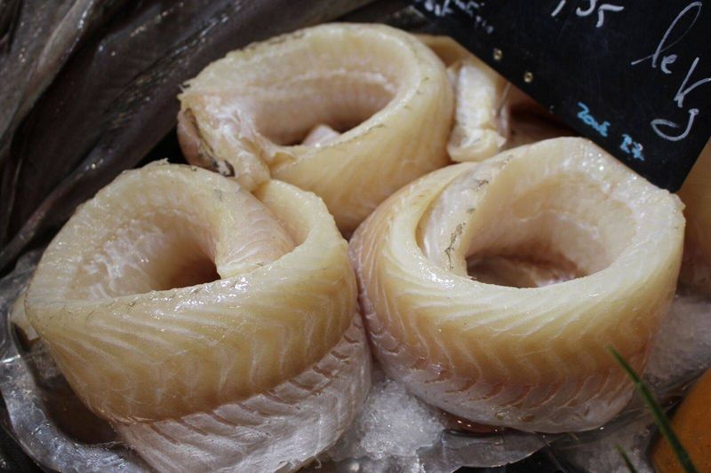 vente de filet de poisson peu calorique lieu noir Poissonnerie Marée Bleue Bordeaux