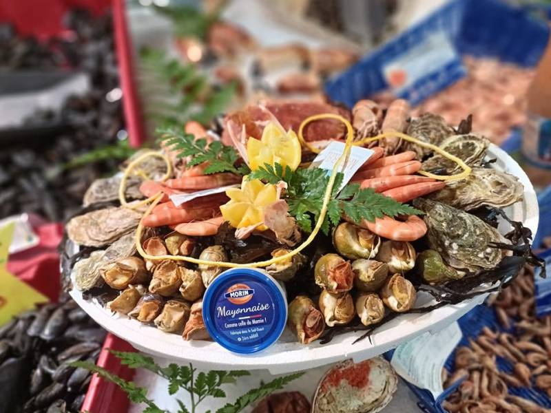 Commander un plateau de fruits de mer pour la fête des pères  à la poissonnerie Marée Bleue Yvrac proche Libourne