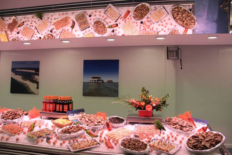 amuse bouche pour buffet de fête à bordeaux chez Marée Bleue poissonnier-traiteur à Yvrac et Mérignac