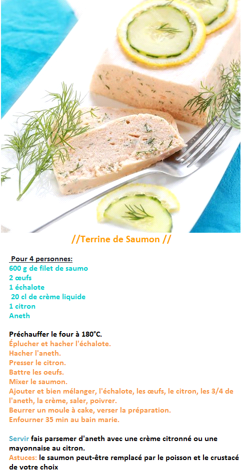 Recette terrine de saumon réalisée par la poissonnerie-traiteur Marée Bleue Mérignac et Yvrac en Gironde